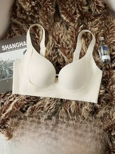 Wireless Seamless Thin Womens Bra Gathered Underwear Prevents Sagging Eliminates Side Breast Thin Summer Design Gathered