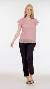 Krizia Lace Blouse with Free Necklace