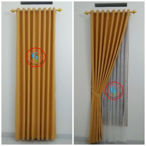Gorden jendela Dan Pintu  Blackout Polos impor Tebal