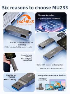 Lenovo | Type-C Dual Interface USB Drive High Capacity