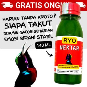 RYO NEKTAR 140 ML Pakan Burung Nectar Kolibri Konin Sogon