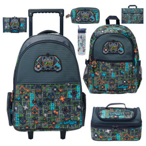 Large Capacity Student Backpack Smiggle Australia Travel Bag Cartoon Design Double Shoulder Bag School Bag Big Size Bookbag