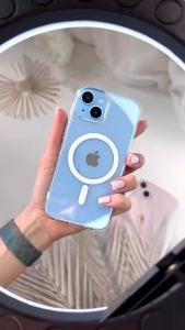 Casing Magsafe Samsung S22 S23 FE S24 S25 Plus Ultra A36 A56 5G Case Clear Softcase Silicone Magnetic Premium