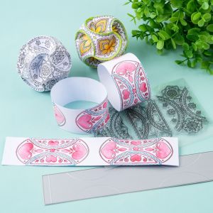 3D Triskele Paper Globes Cutting Dies/Stamps for DIY Handmade Festive Hanging Gift Home Decoration 3D Paper Ball Ornaments