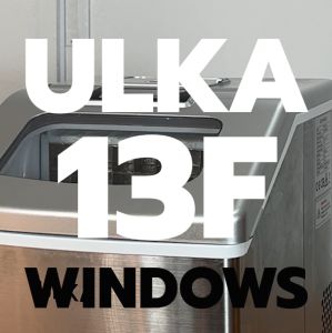 [พร้อมส่งจากไทย ระวังร้านปลอม] เครื่องทำน้ำแข็ง ULKA รุ่น 13F Windows เครื่องทำน้ำแข็งอัตโนมัติ น้ำแข็ง Fullcube เครื่องทำน้ำแข็งใช้งานในบ้าน เครื่องผลิตน้ำแข็ง 24 ก้อน/ 25กิโลกรัมต่อวัน