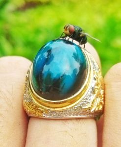 Cincin Batu Bacan Doko Natural Oval