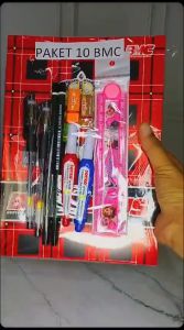 [PAKET LENGKAP SEKOLAH ] 10 BUKU BMCAMPUS + 2 PENA + 2 PENSIL + 2 TIP EX + 2 PENGHAPUS + 1 PENGGARIS