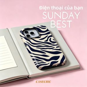 Potdemiel | Ốp Lưng Cứng Chống Sốc Màu Vàng Hải Quân Dành Cho iPhone 17/16/15/14/13 Pro Max - Vỏ Bảo Vệ Chắc Chắn Chống Xước Với Thiết Kế Hoa Văn Từ Tính