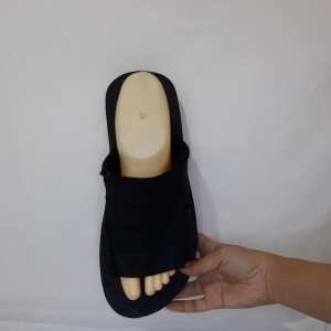 S.Nook (Black) Slip On Outdoor Slides for Men and Women (Slippers Hard Sole) - catfangfootwear