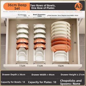 Kitchen Drawer Organizer Cutlery Tray
