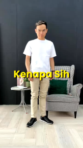 BAPIN Celana Chino Pria Slimfit Mocca