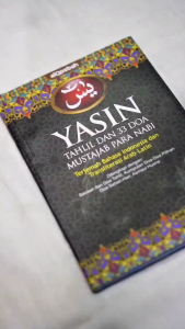 Buku Yasin Tahlil dan 33 Doa Mustajab Para Nabi - Terjemah Bahasa Indonesia dan Transliterasi Arab-Latin - alQosbah