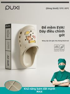 PUXI | Giày Y Tá Hơi Thở Mùa Hè Đế Mềm và Chống Trượt