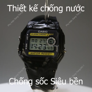 Đồng Hồ Quân Khu F94 Pin Lâu 7 năm Chống Nước Tuyệt Đối Chuông To Đèn Sáng Made In Thailand 1
