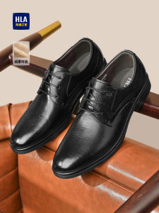 รองเท้าหนังผู้ชาย ทรงเดบิวรูปหัวกลม พื้นนุ่ม ทรงหัวมน ฤดูหนาว 2025 รองเท้าแต่งงานส้นแบน รองเท้าทำงาน สไตล์อังกฤษ รองเท้าลำลอง