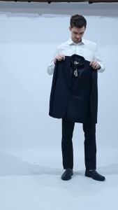 Jas Blazer Pria Nikahan Slimfit Hitam / Blazer Formal Wisuda Pria Terbaru