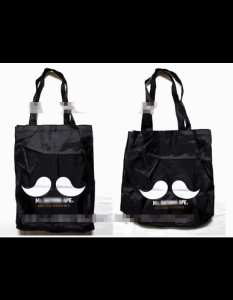 Mr BAPE UNITED ARROWS Pocketable Black Tote Bag *Japanese Magazine GWP Foldable Shopping Eco Friendly Reusable*