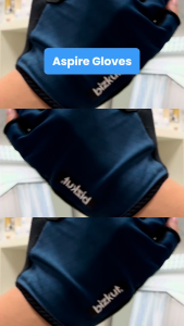 Bizkut Aspire Cycling Gloves Lightweight Breathable Durable Anti-Slip Black Navy