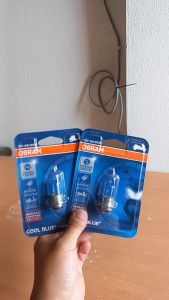 Osram Cool Blue H6 Kaki 1 Halogen AC DC Lampu Depan Utama Motor Beat FI