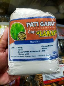 Tepung Pati Garut - tepung Garut 1/2 kg - bagus untuk asam lambung - makanan alternatif pasca sakit - bagus untuk magh