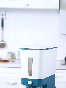 COD SHENAR Dispenser Beras 12KG Rice Box Tempat Penyimpanan Beras Otomatis Dengan Wadah Pengering Beras