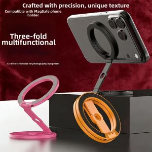 Magnetic Phone Ring Holder Foldable Bracket
