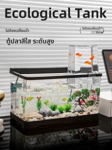 HUICHONG | Filtered Oxygen Ecological Landscape Complete Set Fish Tank