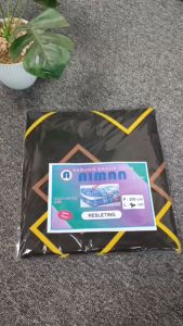 Sarung Kasur Busa Resleting Aesthetic Ukuran 90x200x15 cm dan 120x200 x15 cm Motif Dark Line