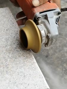 Mata Gerinda Pinggul Batu Profil Granit Grinding Wheel Bevel Edge Roda Grinda