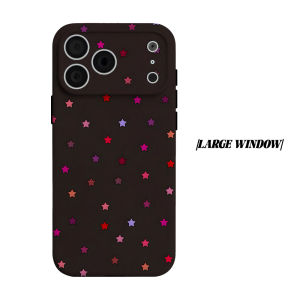 Multicolor Star Dots Phone Case for iPhone 18 17 16 15 14 13 12 11 Air Pro Max Plus Double-layer Cover