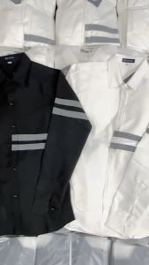 Áo Sơ Mi Nam Tay Dài Phối Viền Túi Chạy Sọc Phong Cách Thời Trang NEW 2024