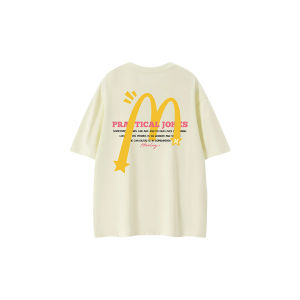 Hurley American Retro Prank Graffiti XINGX Logo Print Drop Shoulder Casual round Neck Short Sleeves T-shirt