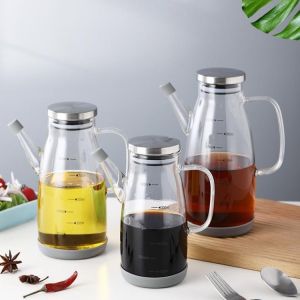 Anti-leak Anti-drip Oil Container Borosilicate Glass