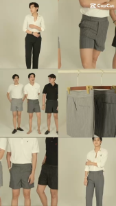 Simple mens wear short pants กางเกงขาสั้น สไตล์เกาหลี เสื้อผ้า ผู้ชาย ผู้หญิง clothing man สแล็ค Man clothing outfits