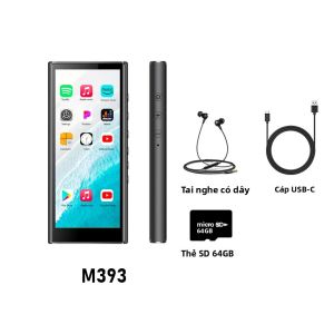 Android 13.0 Máy Nghe Nhạc MP3/MP4 80GB (16GB+64GB) Màn Hình Cảm Ứng 399 Inch Có Bluetooth 5.0 WiFi Đài FM Sách Điện Tử Spotify Audible Pandora