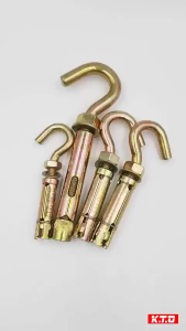 1pcs M6 M8 M10 M12 Expansion Hook Bolt Anchor Screw Eye Wall Plug Hook Skru Cangkuk Dinding