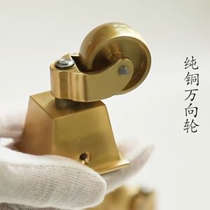 Roda Furniture Kecil Roda Rak Roda Kursi Meja Serbaguna Bahan Paduan Seng