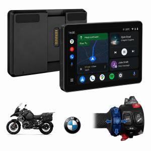 6.2 Inch Motorcycle Display for BMW R1200GS R1250GS R1300GS F750S F800 F850GS F900XR S1000XR Wireless CarPlay & Android Auto