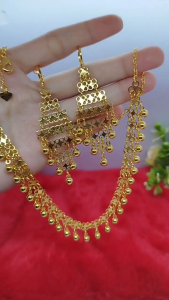 COD Perhiasan Kalung Free Cincin Wanita Korea Terbaru Kalung Titanium Asli Anti Karat Tidak Luntur Berlapis Emas 24k Gold Aksesoris