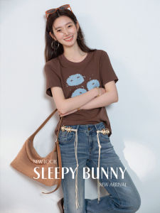 Rayon Colorblock Printed Round Neck T-shirt