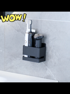 MEIDOO Bộ đồ dùng phòng tắm được làm bằng nhôm gắn tường chống thấm nước và chống gỉ đi kèm kệ giá để bàn chải đánh răng giá để xà phòng chắc chắn và bền có thể chịu được trọng lượng tốt và có thể sử dụng trong nhà bếp