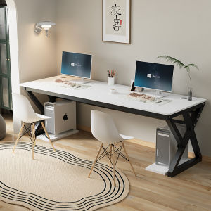 Double Person Esports Desk Simple Long Computer Table Wide Desktop Computer Home Use Student Writing Desk Eco-friendly Board