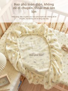 ANYOUBI | Cotton Muslin Thin Bed Cover For Spring And Summer