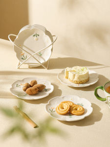 Bát Đựng Thức Ăn Nhẹ Bằng Gốm Sứ Cao Cấp Trang Trí Nhà Bếp Phong Cách Nhật Bản Họa Tiết Hoa Cỏ Tự Nhiên Kích Thước 6 Inch