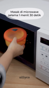 Sillyco-Sillytub View Tiny 400 ml-100% Platinum Food Grade Silicone Lunch Box Stackable BPA Free