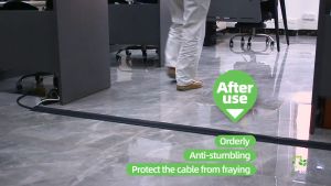 Cord Cover Floor Carpet Cable Cover Floor Wire Cover Protector Cable Nylon Storage Harness Set Cable Cover