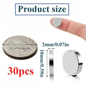 Các Loại Kích Cỡ Nam Châm Đĩa Mỏng Mini 8/10/15/20/30x2mm Công Cụ Trang Trí Tủ Lạnh Văn Phòng Bảng Trắng Mạnh Mẽ Để Sắp Xếp Dụng Cụ