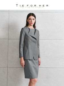 Elegant Retro Commuter Dress Set