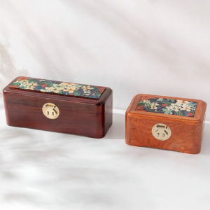 GUOLU | Chinese Style High-End Elegant Solid Wood Jewelry Box