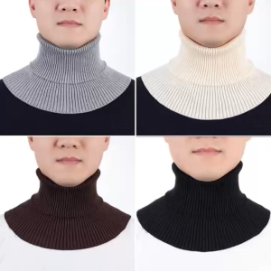 Cổ Giả Len Nam Thu Đông Dệt Kim Mịn Nhẹ Chống Lạnh